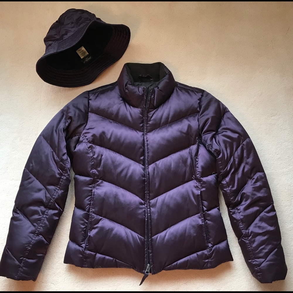 EDDIE BAUER Down Jacket +Matching Hat - Picture 2 of 8